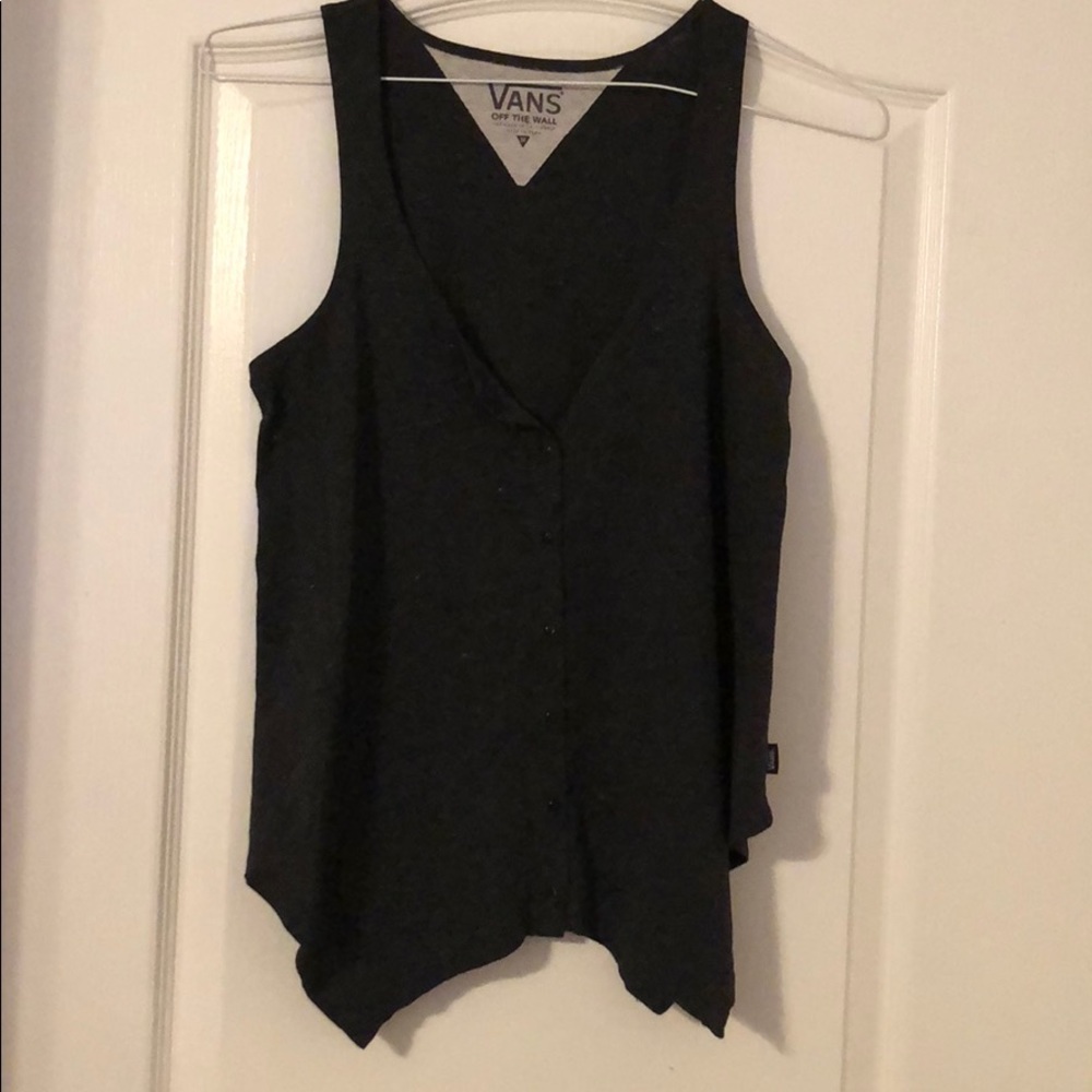 Charcoal Vans Tank - Medium